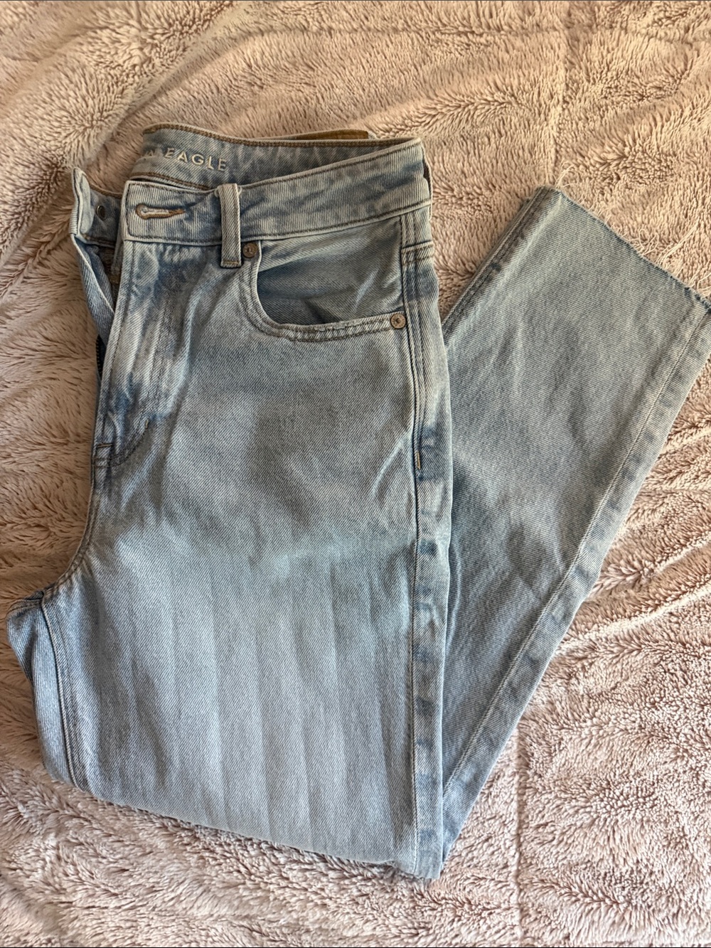 American Eagle Outfitters Light Blue Mom Jeans 6S